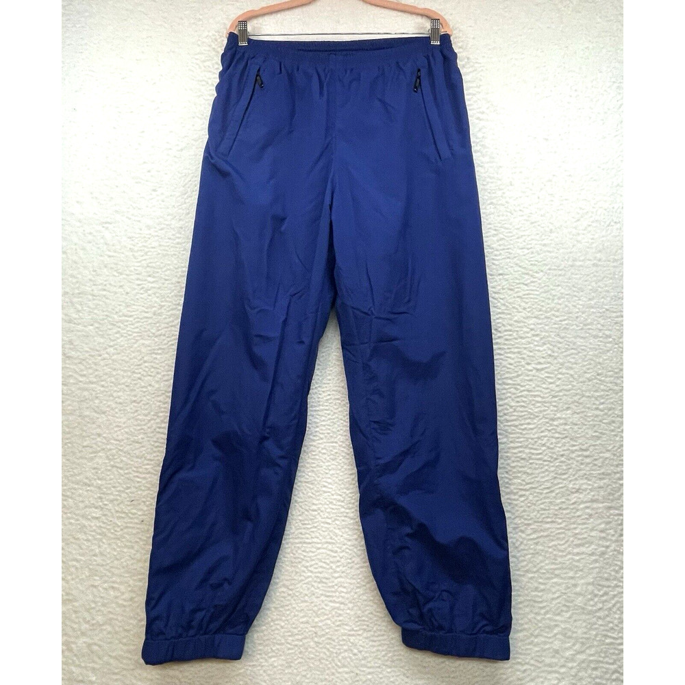 Vintage Eddie Bauer Pants Mens Large Blue Ultrex Track Pants Outdoor Hiking